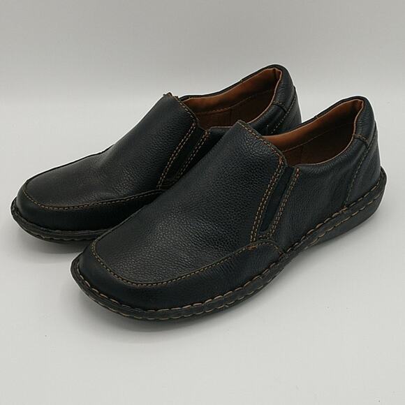 Cabela's Brown Textured Leather Slip-on Shoe size 9M - Picture 1 of 6